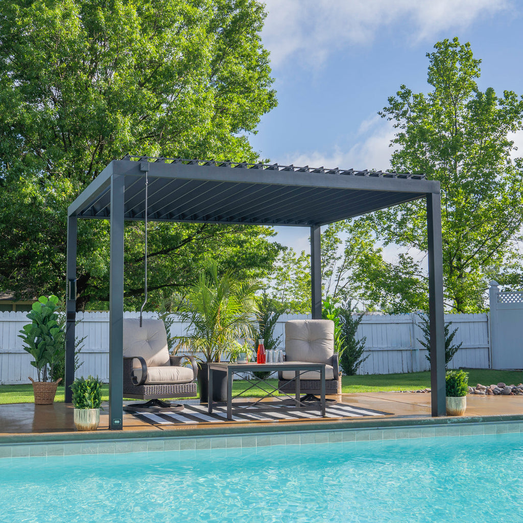 12x10 Sarasota Louvered Pergola